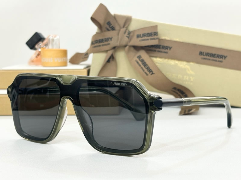 Anti-UV Burberry square Knock Off Sunglasses