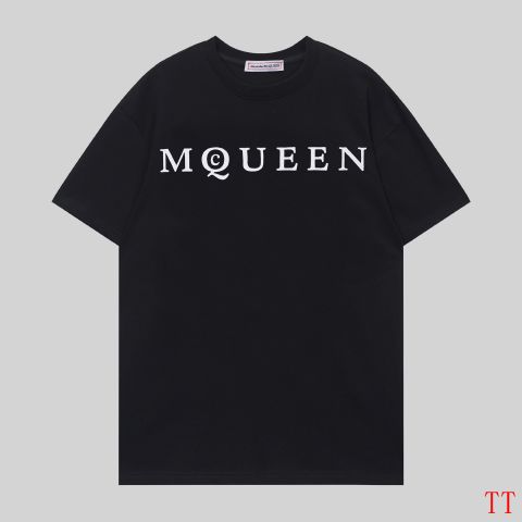 Casual Fake Alexander McQueen T-shirts in Black For Men