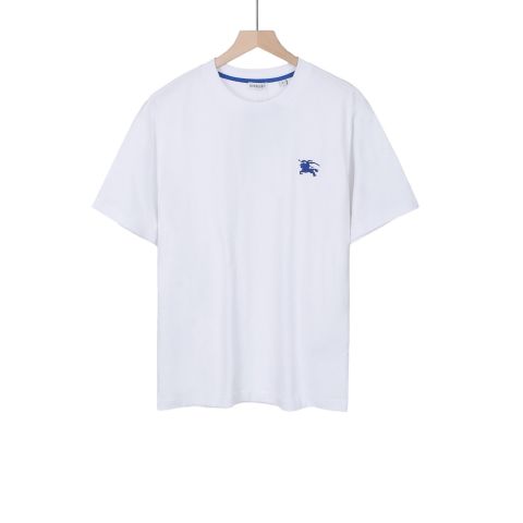 Casual Fake Burberry White T-Shirt for Men