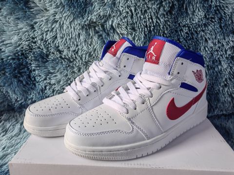 Casual High Upper Fake Jordan 1 Sneakers for Men