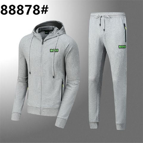 High Quality Replica Boss Grey tracksuit for Men