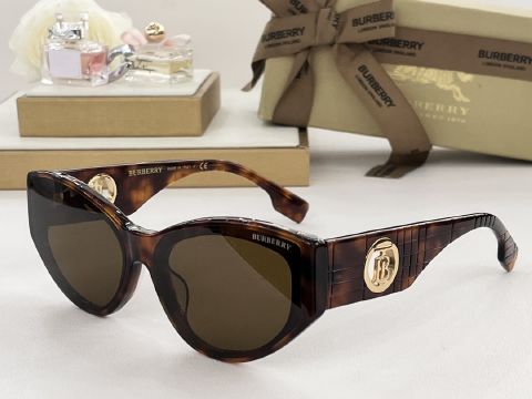 Knock Off Burberry Anti-UV Sunglasses Brown