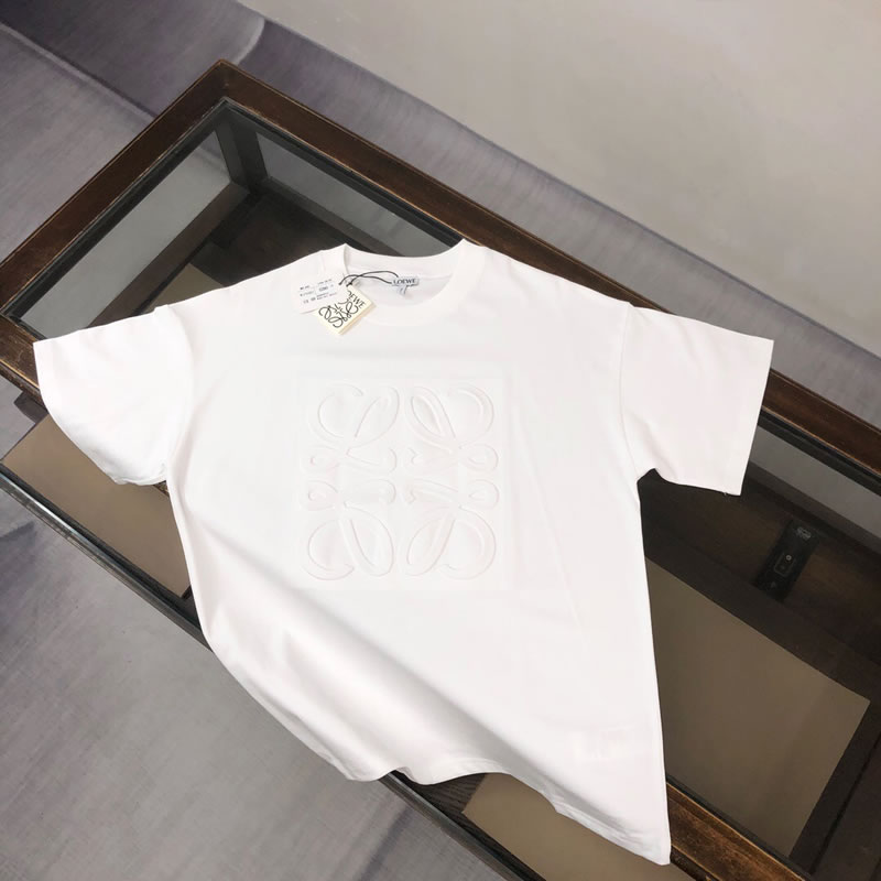 Loose Fit LOEWE Fake White Men T-shirt