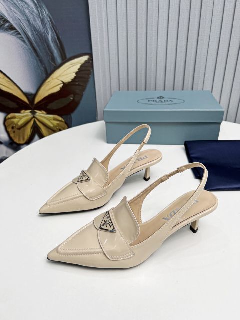 New Model Top Quality Prada Replica Sandal Apricot