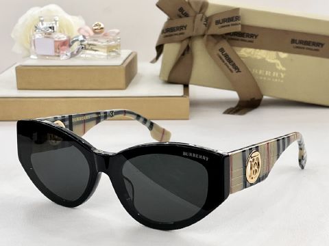 Replica Burberry Anti-UV Sunglasses Black with Pattern