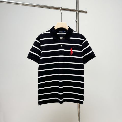 Stripe with Red Horse Fake Ralph Lauren POLO T-Shirt for Men