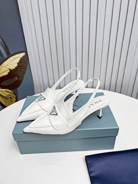 Top Quality Prada Replica Sandal White for Women