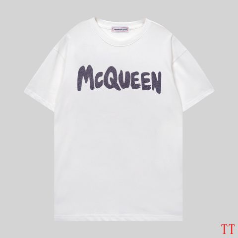 Top Quality Fake Alexander McQueen T-shirts White For Men